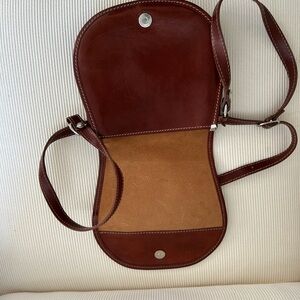 Vera Pelle Brown and Tan Mini Bag